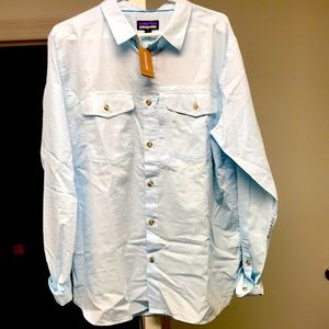 Long Sleeve Patagonia Men’s Casual Dress Botton-up Shirt NWT